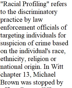 Understanding Race Witt Ch 13